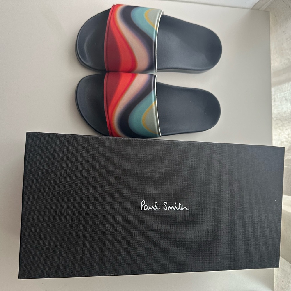 Paul Smith Multicolor Wave Slippers